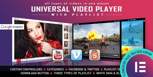 Universal Video Player v3.8.3(汉化50%) - WordPress播放器插件插图