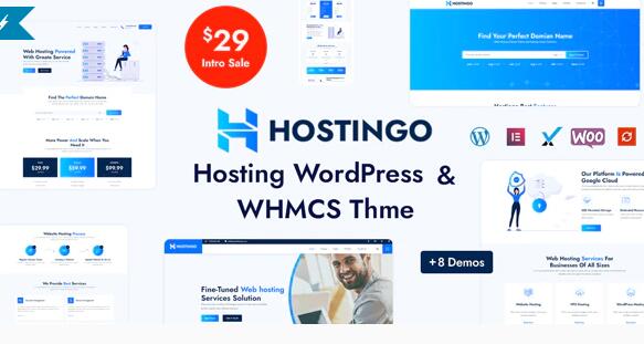 Hostingo v2.1破解版（已汉化） – WordPress Web托管服务主题插图