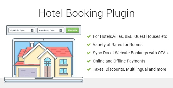 Hotel Booking Plugin v3.9.5 - WordPress酒店预订插件插图