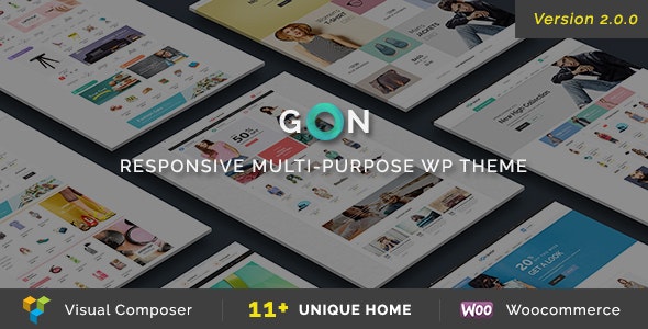 Gon v2.2.6 –WordPress响应式多用途主题插图