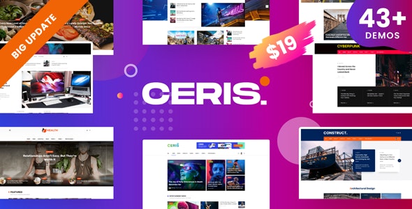 Ceris v4.0.0 – WordPress杂志和博客主题插图