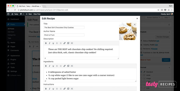 Tasty Recipes v3.12.2 – WordPres美食网站插件插图