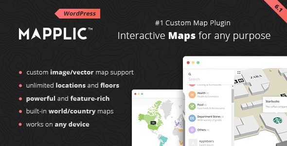 Mapplic v8.4.2破解版（已汉化） – WordPres创建自定义地图插件插图