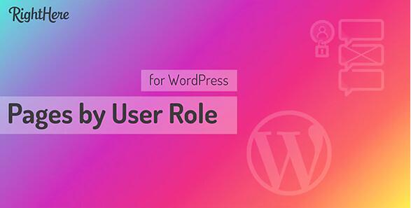 Pages by User Role for WordPress v1.7.2.1011119 – WordPres按用户角色分类插件插图