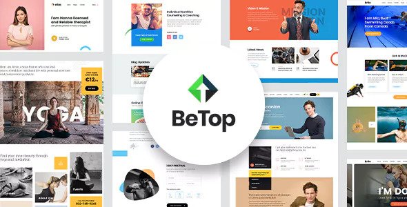 BeTop v1.1.2 – WordPress教练和演讲者主题插图