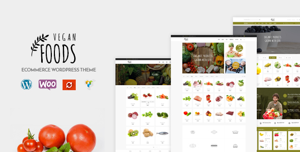 Vegan Food v5.2.29 –WordPress农产品主题插图