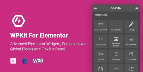 WPKit For Elementor v1.1.0 –小部件集合和视差层插图