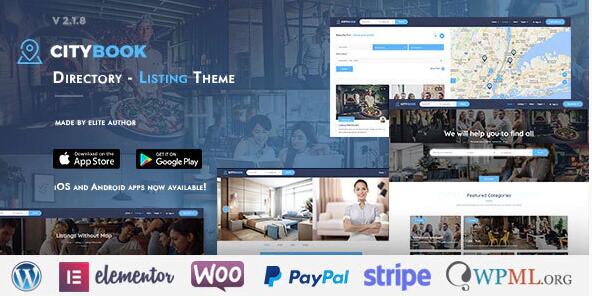 CityBook v2.5.0 - WordPress目录和列表主题