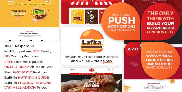Lafka v4.3.9 - WordPres在线订购食品主题