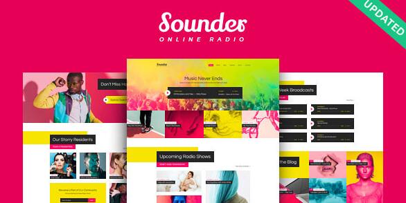 Sounder v1.3.4 – WordPress在线互联网广播电台主题