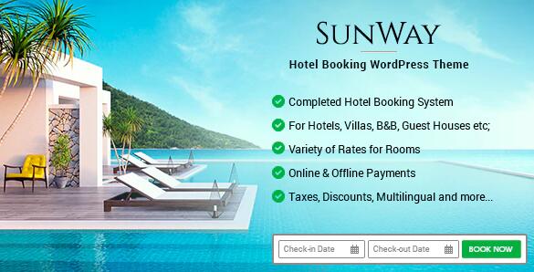 Sunway v6.6破解版 - WordPress度假租赁主题