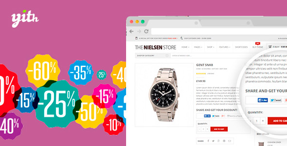 YITH WooCommerce Share for Discounts v1.6.9破解版
