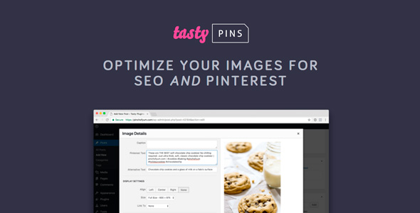Tasty Pins v2.1.1（已汉化） - Wordpress图像SEO插件