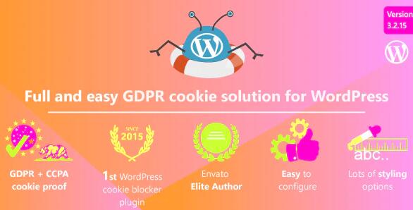 WeePie Cookie Allow v3.4.8 - WordPress cookie 法律插件插图