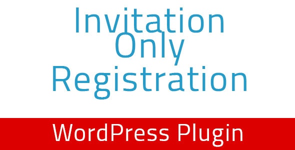 Invitation Only Registration v1.4 - WordPress注册邀请插件插图