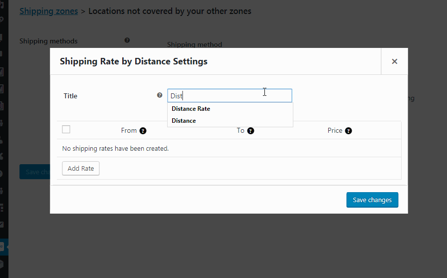 Shipping Rate by Distance for WooCommerce v1.1.5 - WordPress计算运输费用插件插图