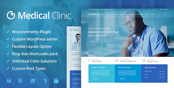 Medical Clinic v1.3.0 –WordPress医院诊所主题插图