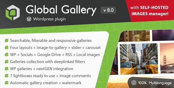 Global Gallery v8.8.0（已汉化） - WordPress响应式画廊插件插图