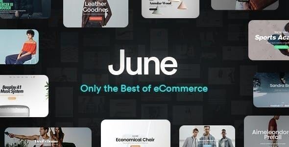 June v2.3 – WooCommerce 主题插图