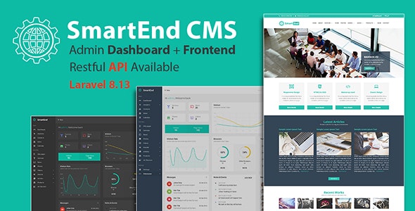 SmartEnd CMS v10.0.4 – Laravel管理仪表盘插图