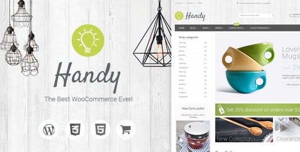 Handy v5.2.1 – WordPress 手工制作商店WooCommerce主题插图