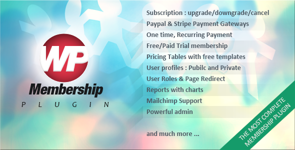 WP Membership v1.6.2 - Wordpress会员管理插件插图