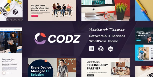 Codz v1.0.5 – WordPress软件和IT服务主题插图