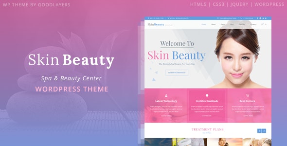 Skin Beauty v1.3.5 – WordPress Spa 主题插图