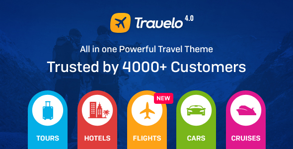 Travelo v4.2.4 – WordPress旅行/旅游预订主题插图