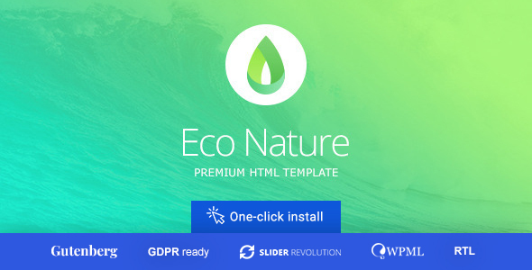 Eco Nature v1.5.1 – WordPress环境与生态主题插图