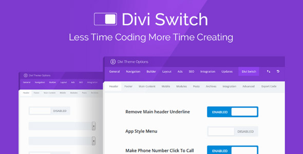 Divi Switch Pro v4.0.18破解版 - 完全自定义您的Divi网站插图