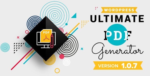 WP Ultimate PDF Generator v1.1.6（已汉化） - WordPress PDF 生成器插件插图