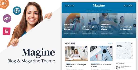 Magine v1.3 – WordPress商业博客主题插图