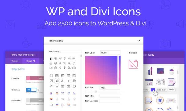 WP and Divi Icons Pro v2.0.9（已汉化） - WordPress Divi 图标插件插图