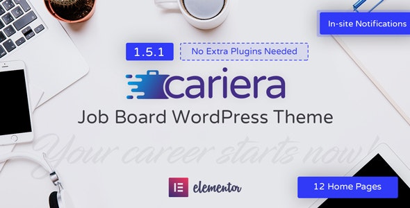 Cariera v1.8.0破解版 -  WordPress 工作管理主题