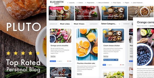 Pluto v4.4.0 - wordpress烹饪主题