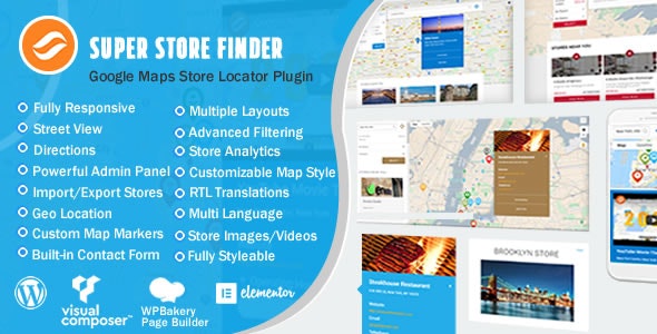 Super Store Finder for WordPress v6.9.8 – WordPress商店查找插件插图