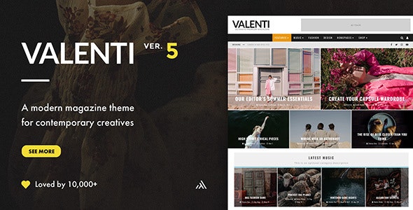 Valenti v5.6.3.9 – WordPress HD评论杂志新闻主题插图