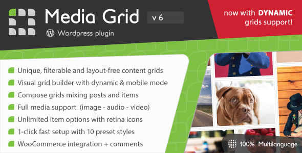 Media Grid v8.0.1 – WordPress响应式产品组合插图