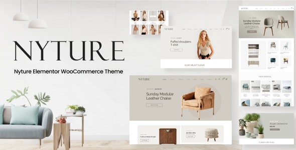 Nyture v2.0.1 – Elementor WooCommerce主题插图