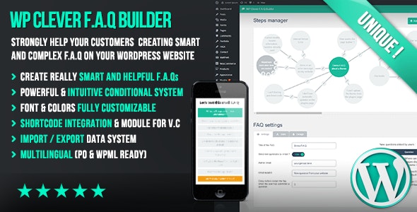 WP Clever FAQ Builder v1.43 - WordPress常见问题解答插件插图