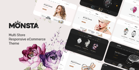 Monsta v1.1.2 – WordPressWooCommerce 珠宝主题插图