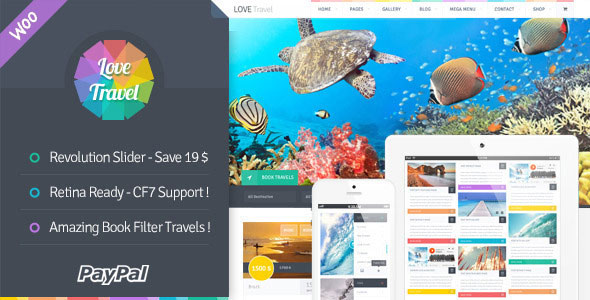 Love Travel v4.3 –创意旅行社WordPress主题插图