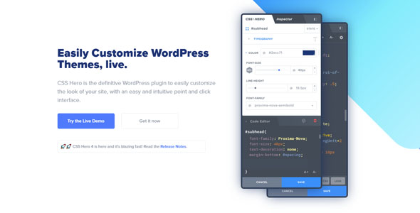 CSS Hero v5.1.0 破解版（Beta）– WordPress主题实时Visual CSS自定义编辑器