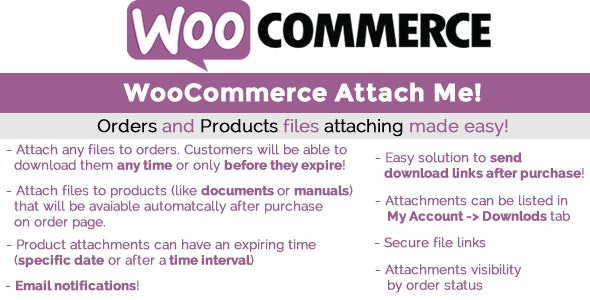 WooCommerce Attach Me! v24.7 - WooCommerce 订单的附加文件插图