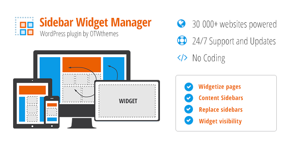 Sidebar & Widget Manager for WordPress v4.7（已汉化） - WordPress侧边栏和小部件管理插件插图