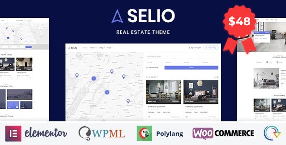 Selio v1.7 – WordPress房地产目录主题插图