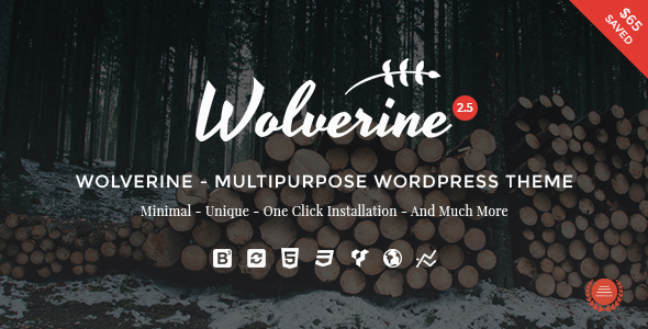 Wolverine v3.3 –响应多用途主题插图