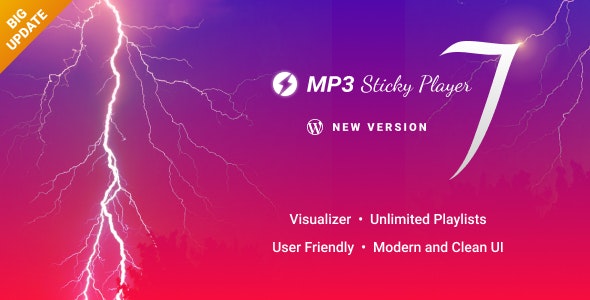 MP3 Sticky Player v7.5.1 – WordPress播放器插件插图