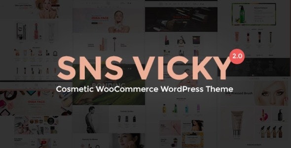 SNS Vicky v3.4 – 化妆品 WooCommerce WordPress 主题插图